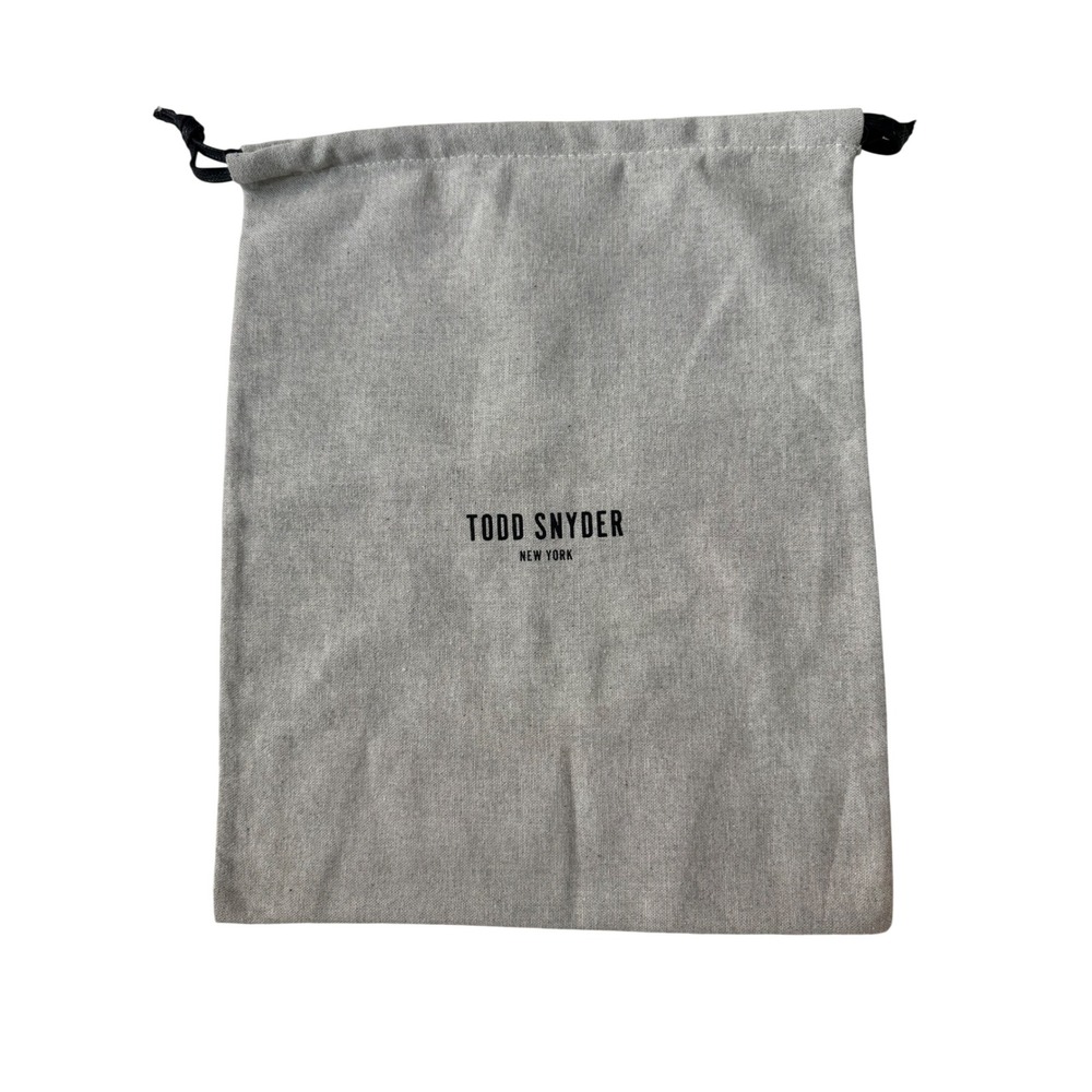 Todd Snyder Drawstring Dust Bag Grey Travel Accessory OS